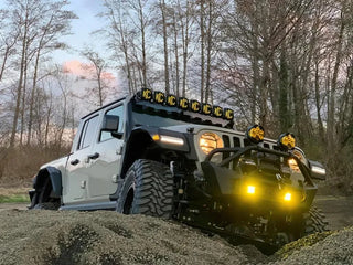 ORACLE Lighting Smoked Lens LED Front Sidemarkers: Jeep Wrangler (18-24) / Gladiator (20-24)