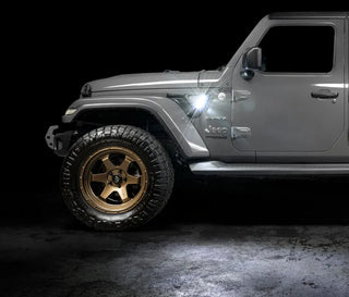 Oracle Lighting Sidetrack LED System: Jeep Wrangler (18-24) / Gladiator (20-24)