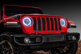 Oracle Lighting LED Surface Mount Headlight Halo Kit: Jeep Gladiator / Wrangler 2023-2024