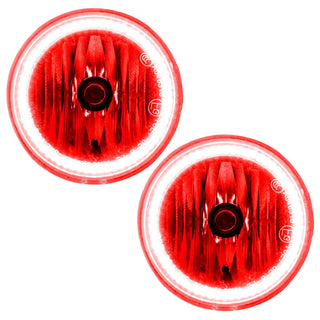 Oracle Lighting Pre-Assembled Halo Fog Lights: Chrysler 300 2005-2019 w/ Red
