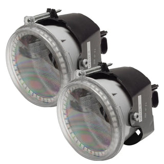 Oracle Lighting Pre-Assembled Halo Fog Lights: Chrysler 300 2005-2019 w/ Red