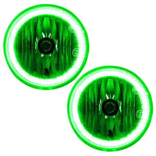 Oracle Lighting Pre-Assembled Halo Fog Lights: Chrysler 300 2005-2019 w/ Green