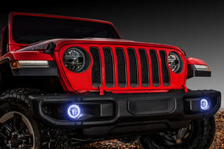 Oracle Lighting LED Surface Mount Fog Light Halo Kit: Jeep Gladiator / Wrangler 2020-2023