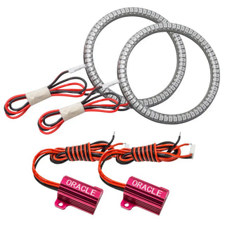 Oracle Lighting LED Surface Mount Fog Light Halo Kit: Jeep Gladiator / Wrangler 2020-2023