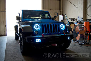 Oracle Lighting LED Waterproof Halo Kit: Jeep Wrangler 2007-2017 (3943-001)