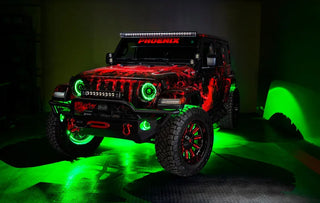 Oracle Lighting High Performance LED Fog Lights: Jeep Wrangler (18-24) / Gladiator (20-24) w/ Green