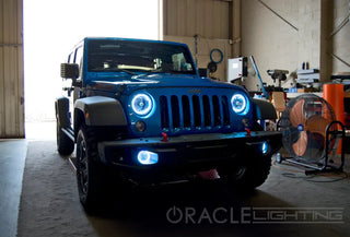 Oracle Lighting LED Waterproof Halo Kit: Jeep Wrangler 2007-2017 (3943-001)