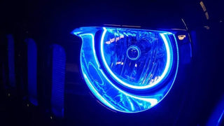 ORACLE Lighting LED Waterproof Halo Kit w/ Simple Controller: Jeep Wrangler 2007-2017