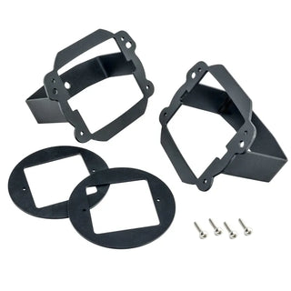 Oracle Lighting Cube Light Conversion Mount Brackets (Pair) w/ Bezel: Jeep Wrangler 2007-2021