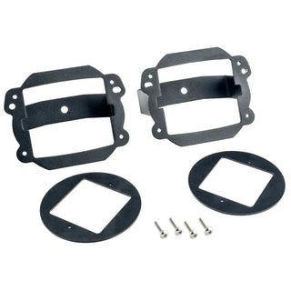Oracle Lighting Cube Light Conversion Mount Brackets (Pair) w/ Bezel: Jeep Wrangler 2007-2021