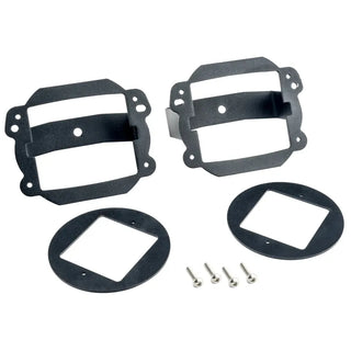 Oracle Lighting Cube Light Conversion Mount Brackets (Pair) w/ Bezel: Jeep Wrangler 2007-2021