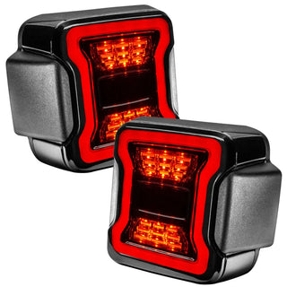 Oracle Lighting Black Series LED Tail Lights: Jeep Wrangler (18-24) / Gladiator (20-24)