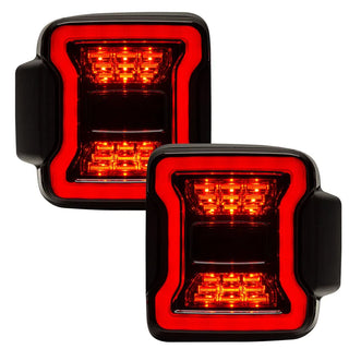 Oracle Lighting Black Series LED Tail Lights: Jeep Wrangler (18-24) / Gladiator (20-24)