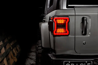 Oracle Lighting Black Series LED Tail Lights: Jeep Wrangler (18-24) / Gladiator (20-24)
