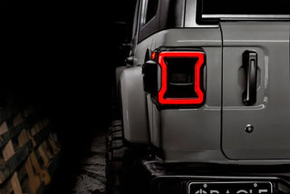 Oracle Lighting Black Series LED Tail Lights: Jeep Wrangler (18-24) / Gladiator (20-24)
