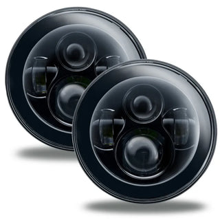 Oracle Lighting High Powered Black LED Headlights: Jeep Wrangler (07-17) / Wrangler JK (18)