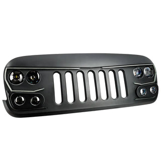 Oracle Lighting Vector Series Full LED Grille: Jeep Wrangler (2007-2017)
