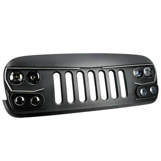 Oracle Lighting Vector Series Full LED Grille: Jeep Wrangler (2007-2017)