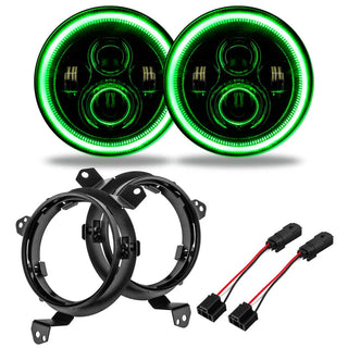 ORACLE Lighting High Powered LED Headlights: Jeep Wrangler (18-24) / Gladiator (20-24)
