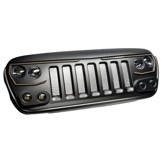 Oracle Lighting Vector Series Full LED Grille: Jeep Wrangler (18-23) / Gladiator (20-23)