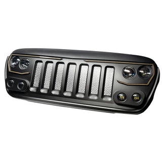 Oracle Lighting Vector Series Full LED Grille: Jeep Wrangler (18-23) / Gladiator (20-23)