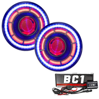 ORACLE Lighting ColorSHIFT Bi-LED Projector Headlights (FRONT): Jeep Wrangler (07-18)