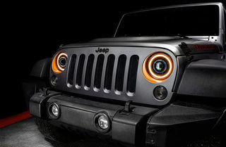 ORACLE Lighting Oculus 7in Switchback Bi-LED Projector Headlights: Jeep Wrangler (07-17) / JK (18)