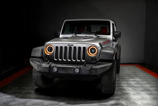 ORACLE Lighting Oculus 7in Switchback Bi-LED Projector Headlights: Jeep Wrangler (07-17) / JK (18)