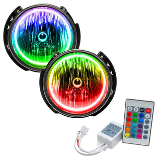 Oracle Lighting ColorSHIFT SMD Headlight w/ Simple Controller: Jeep Wrangler 2007-2016