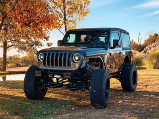 Oracle Lighting Bi-LED Projector Headlights Matte Black: Jeep Wrangler (18-24) / Gladiator (20-24)