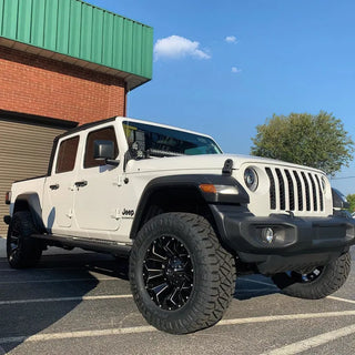 Oracle Lighting Bi-LED Projector Headlights Matte Black: Jeep Wrangler (18-24) / Gladiator (20-24)