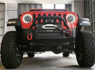 Oracle Lighting Bi-LED Projector Headlights Matte Black: Jeep Wrangler (18-24) / Gladiator (20-24)
