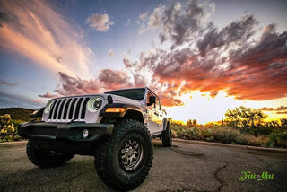 Oracle Lighting Bi-LED Projector Headlights Matte Black: Jeep Wrangler (18-24) / Gladiator (20-24)