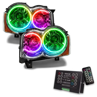 Oracle Lighting ColorSHIFT SMD Headlight w/ 2.0 Controller: Jeep Grand Cherokee 2008-2010