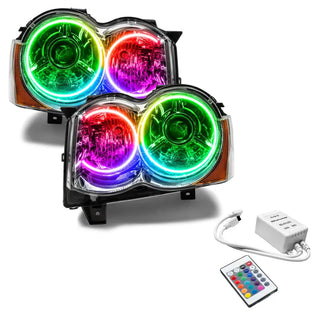 Oracle Lighting ColorSHIFT SMD Headlight w/ Simple Controller: Jeep Grand Cherokee 2008-2010