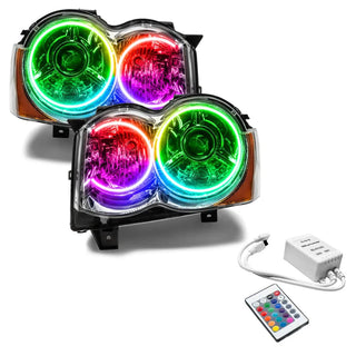 Oracle Lighting ColorSHIFT SMD Headlight w/ Simple Controller: Jeep Grand Cherokee 2008-2010