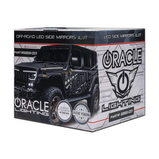 Oracle Lighting LED Off-Road Side Mirrors: Jeep Wrangler (18-24) / Gladiator (20-24)