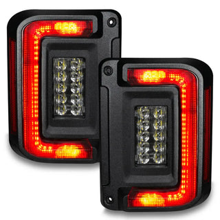 Oracle Lighting Flush Mount LED Tail Lights: Jeep Wrangler (07-18) / JK (18)