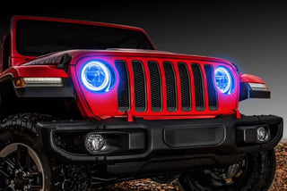 ORACLE Lighting LED Surface Mount Headlight Halo Kit (FRONT): Jeep Wrangler / Gladiator (18-24)