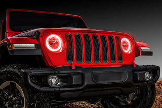 ORACLE Lighting LED Surface Mount Headlight Halo Kit: Jeep Wrangler / Gladiator (18-24) (1214-003)
