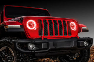 ORACLE Lighting LED Surface Mount Headlight Halo Kit: Jeep Wrangler / Gladiator (18-24) (1214-003)