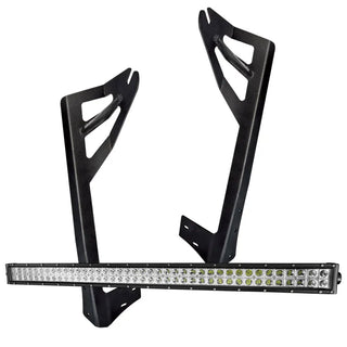 Oracle Lighting Upper Windshield Brackets and Light Combo: Jeep Wrangler 2007-2021