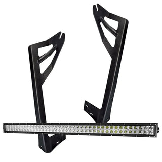 Oracle Lighting Upper Windshield Brackets and Light Combo: Jeep Wrangler 2007-2021
