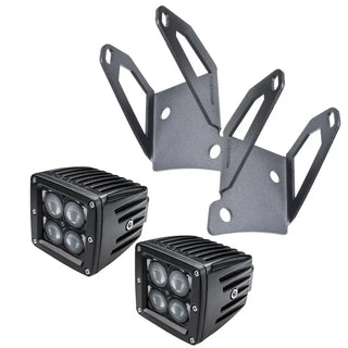 Oracle Lighting Single Mounting Pillar Brackets and Lights: Jeep Wrangler 2007-2021