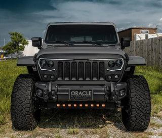 ORACLE Lighting Skid Plate w/ Integrated LED Emitters: Jeep Gladiator (20-24) / Wrangler (18-24)
