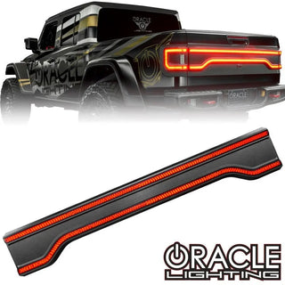Oracle Lighting Racetrack Style LED Tailgate Light: Jeep Gladiator 2020-2024 Tinted