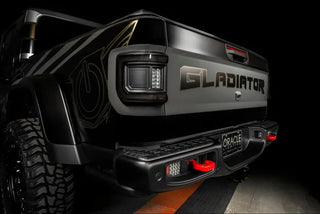 Oracle Lighting Flush Mount LED Tail Lights: Jeep Gladiator 2020-2024 w/ Tinted Lens