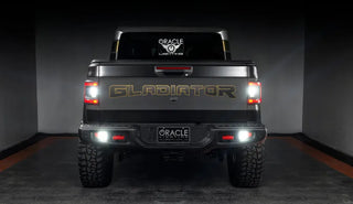 Oracle Lighting Flush Mount LED Tail Lights: Jeep Gladiator 2020-2024 w/ Tinted Lens