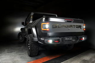 Oracle Lighting Flush Mount LED Tail Lights: Jeep Gladiator 2020-2024 w/ Tinted Lens