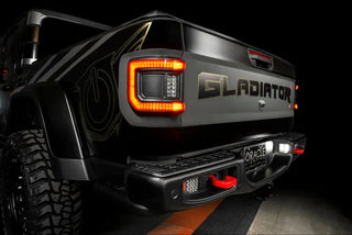 Oracle Lighting Flush Mount LED Tail Lights: Jeep Gladiator 2020-2024 w/ Tinted Lens